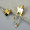 Load image into Gallery viewer, Bee and Honey Earring in 925 Silver and 18K Gold