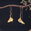 Load image into Gallery viewer, Ginkgo Leaf Earring