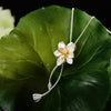 Load image into Gallery viewer, Lotus Flower and Bud Pendant