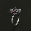 Load image into Gallery viewer, Lotus Topaz Ring