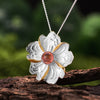 Load image into Gallery viewer, Peony Flower Pendant
