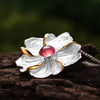 Load image into Gallery viewer, Peony Flower Pendant